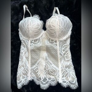 Victoria's Secret White Lace Bra